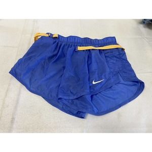 WOMEN'S NIKE ICON CLASH SHORTS LIGHTWEIGHT CJ2429-500 BLUE RUNNING Size L